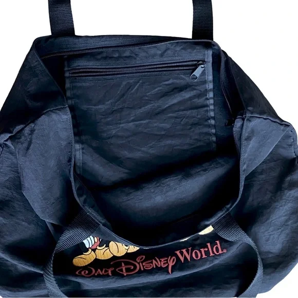 Cool Walt Disney World Black Embroidered Tote Bag - Picture 5 of 5